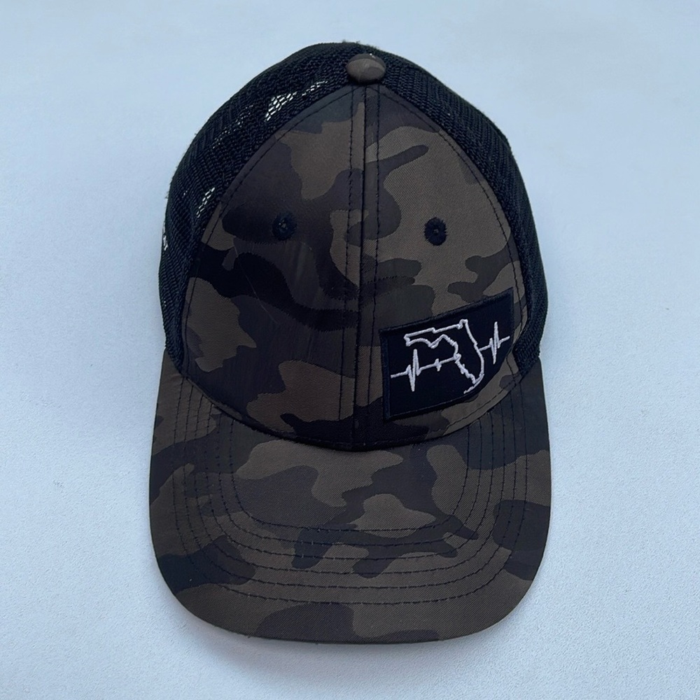 Camouflage The Heartbeat Brand Hat